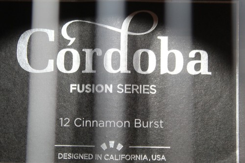 Brand New Cordoba Fusion 12 Acoustic/Electric Classical Guitar - Cinnamon Burst - Picture 7 of 11