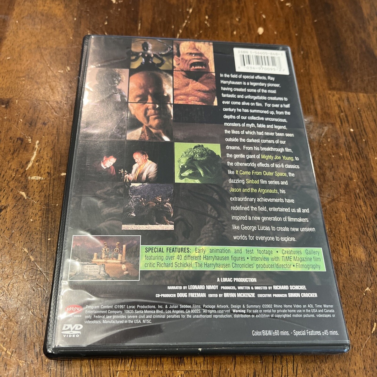 The Harryhausen Chronicles DVD Leonard Nimoy Rhino Home