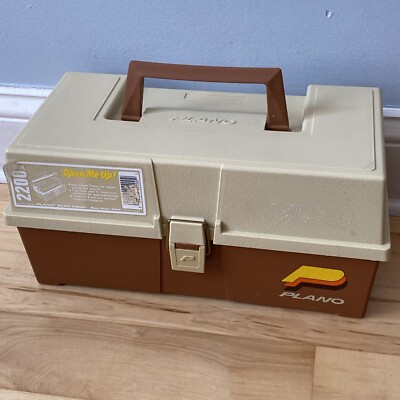 Vintage Plano Molding Model 2200 Tray Tackle Box made in USA