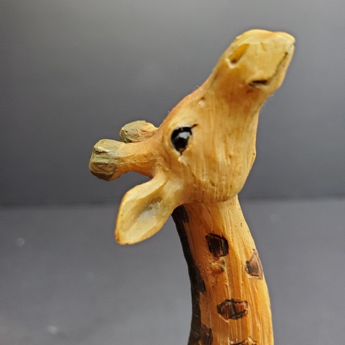 Giraffe Jugendliche Safari Textur Harz kleine Figur Statue afrikanisches Dekor - Bild 8 von 13