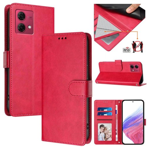 For Motorola Moto G85 G55 G84 G54 G34 Edge50 Leather RFID Wallet Case Flip Cover - Picture 49 of 85
