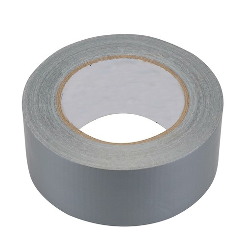 Duct Tape 50mm X 50M Silver PolyethyleneCoated With HotMelt Glue