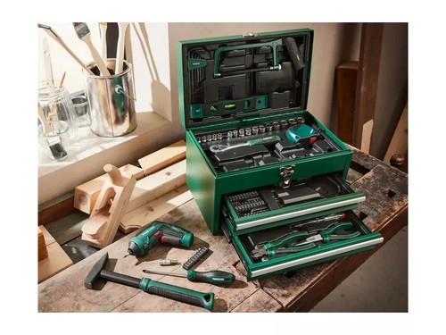 Parkside 86 Piece Tool Box Kit with Cordless Screwdriver - 86 Piece Tool Set - Picture 10 of 12