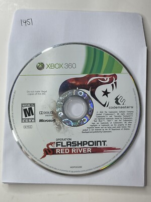 Operation Flashpoint: Red River (Xbox 360, 2011) Disc Only - No Tracking #1451