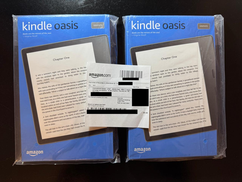 UNOPENED/SEALED Amazon Kindle Oasis 10th Gen E-book reader wifi 32GB New No Ads