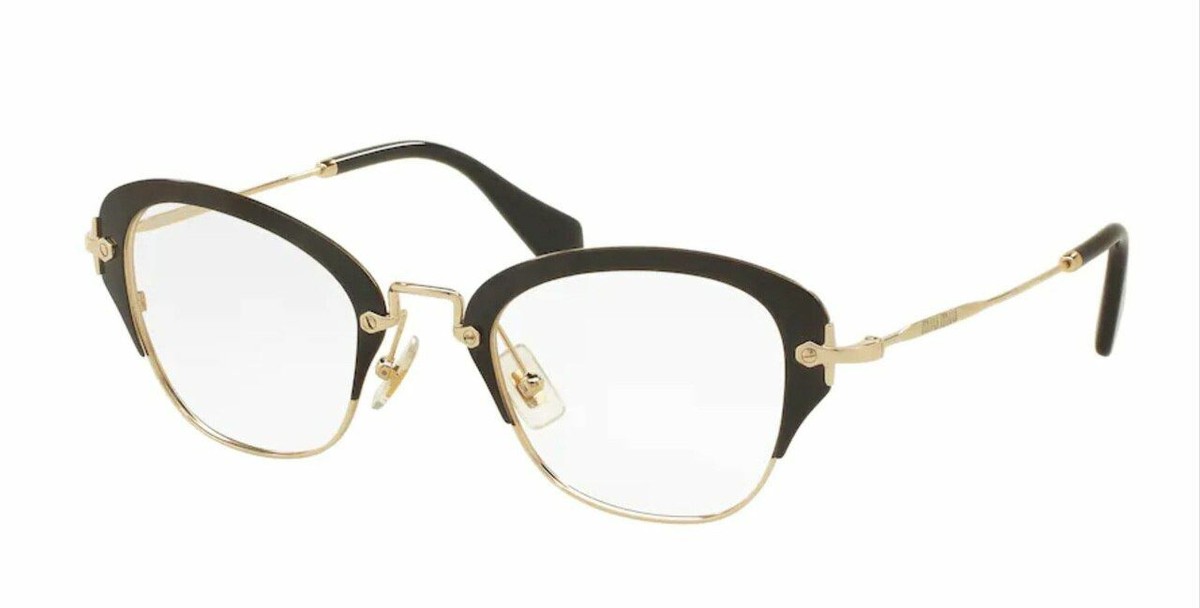 MIU MIU VMU 53O UA5-1O1 Burgundy Square Women's 50 mm