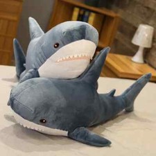 New Shark Plush Toy Soft Stuffed Animal Pillow Birthday Gifts Cushion Doll Gifts