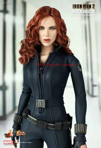 Perfect Hot Toys 1/6 Mms124 Iron Man 2 Black Widow En Stock Nuevo