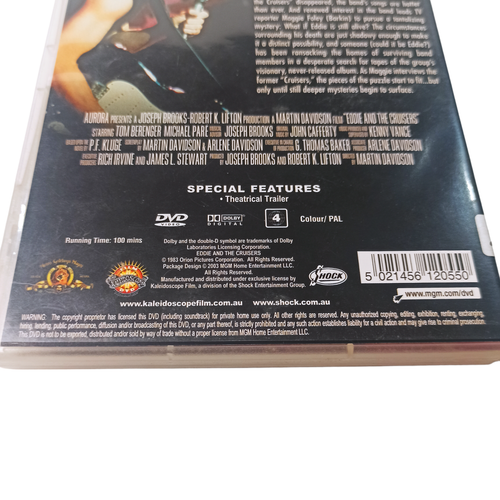 Eddie & the Cruisers (DVD) Drama Music Buddy Rock Roll Band Adventure Tragedy - Picture 8 of 10