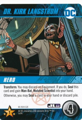 DR KIRK LANGSTROM DC Comics Deck Building Game card JUSTICE LEAGUE DARK MAN-BAT | eBay DR KIRK LANGSTROM DC Comics Deck Building Game card JUSTICE LEAGUE DARK MAN-BAT | eBay