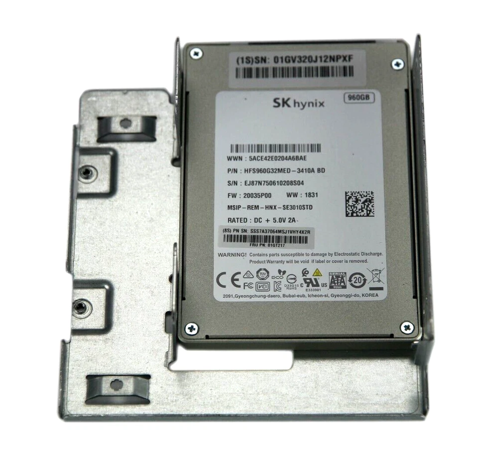 Lenovo SE3010 960GB SATA 6Gb/s 2.5" SSD HFS960G32MED-3410A 01GT217 SSS7A37064 - Image 2 of 3