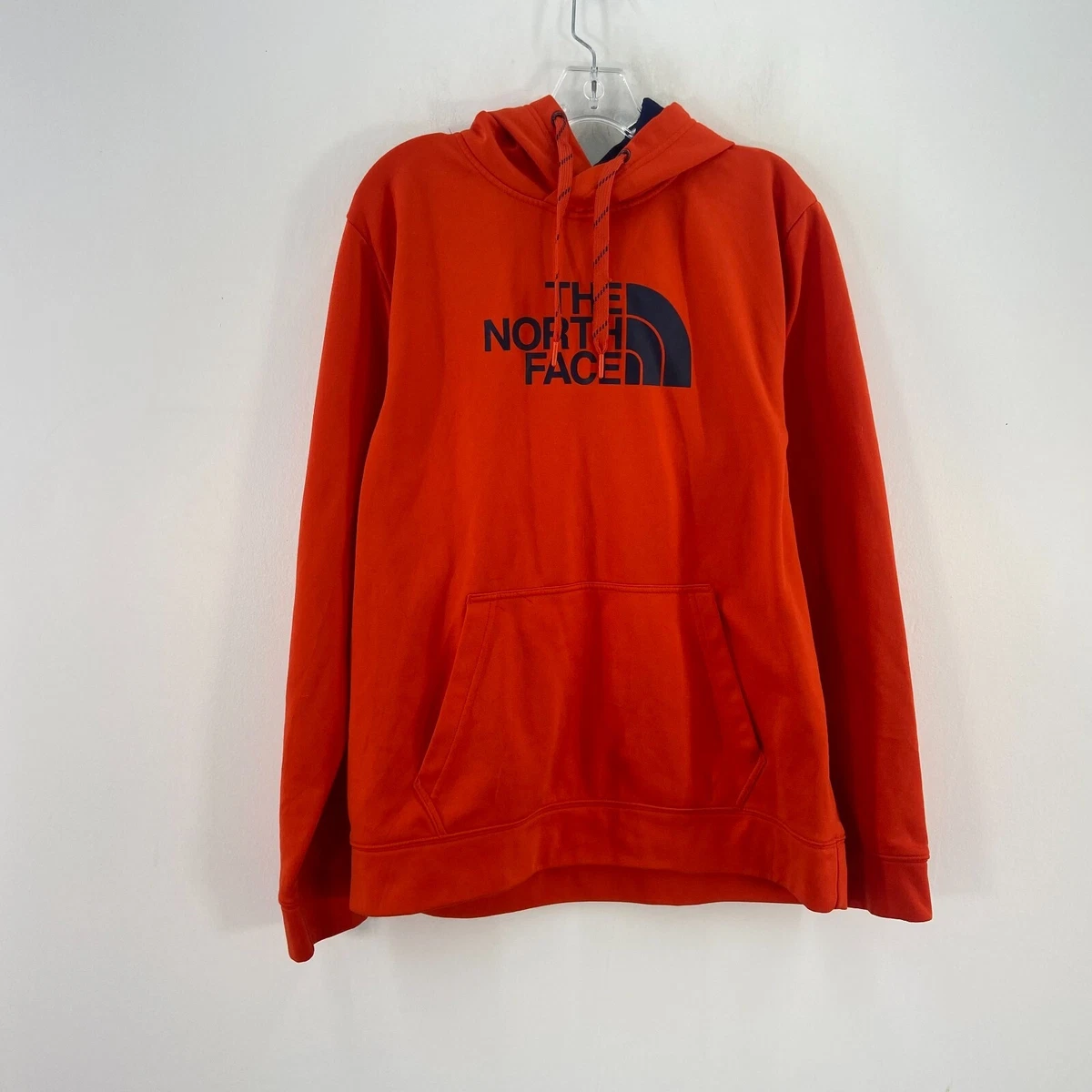Orange north face sweatshirt new arrivals
