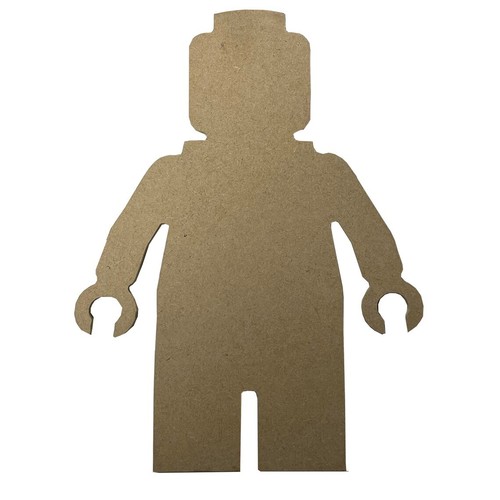 Lego (minifigura) estilo persona pintura en casa kit mdf forma madera - Imagen 2 de 5