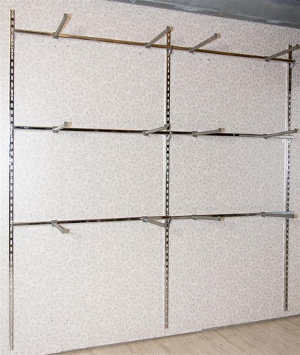 Wandregal Ladeneinrichtung Garderobe Kleiderständer Rückwandsystem Ladenregal - Bild 3 von 7