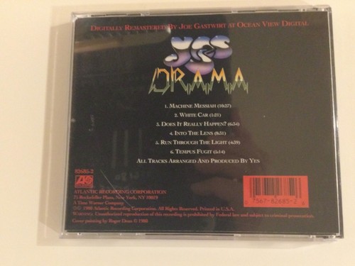 Yes Drama cd signed by Jeoff Downes - Picture 3 of 3