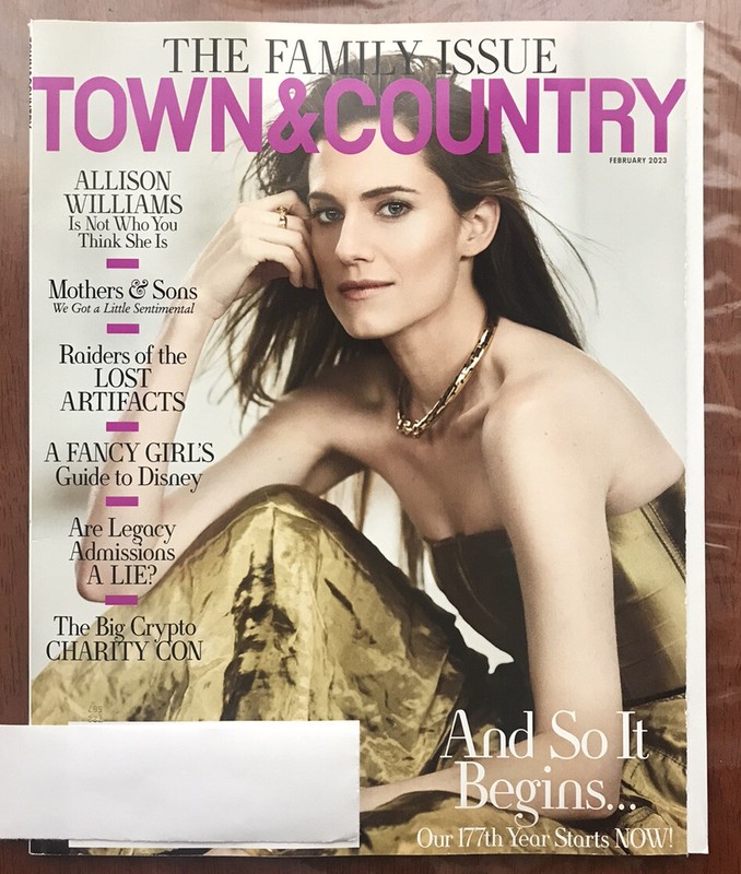 Town & Country Magazine February 2023 Allison Williams Lena Horne Christine Chiu