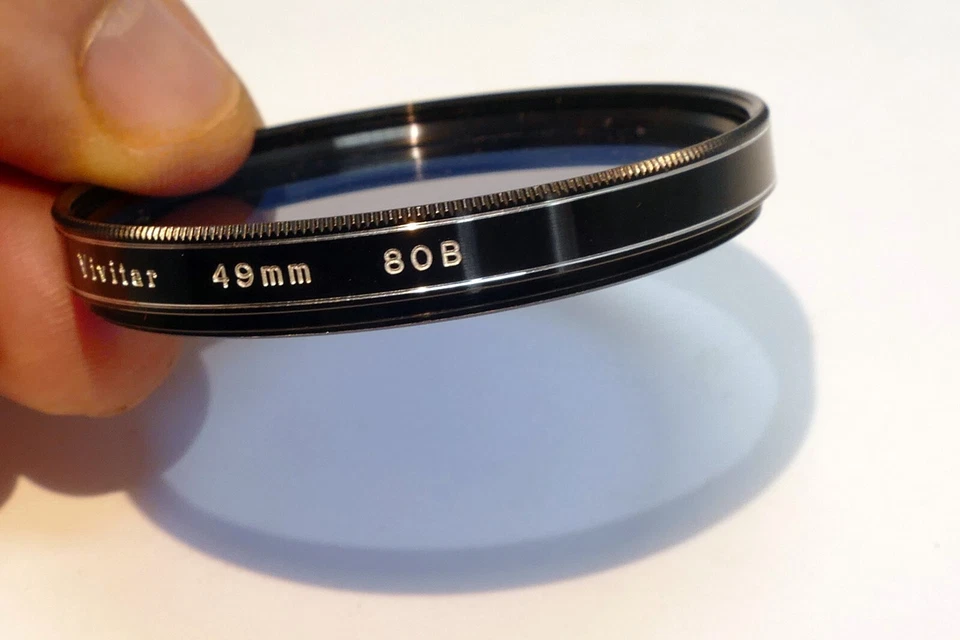 Vivitar  49mm Lens  Filter 80B Dark Blue - Image 3 of 4