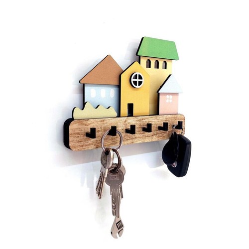 Key Holder for Wall Entryway Organizer Key for Home Decor Wall Hooks Hangers - Picture 7 of 8