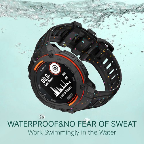 Sports Strap Silicone Wrist Band For Garmin Instinct 3 Solar / AMOLED 50mm 45mm - 第 7/19 張圖片