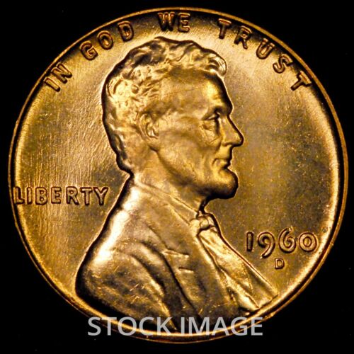 1960-D Small Date Lincoln cent penny - GEM BU quality!