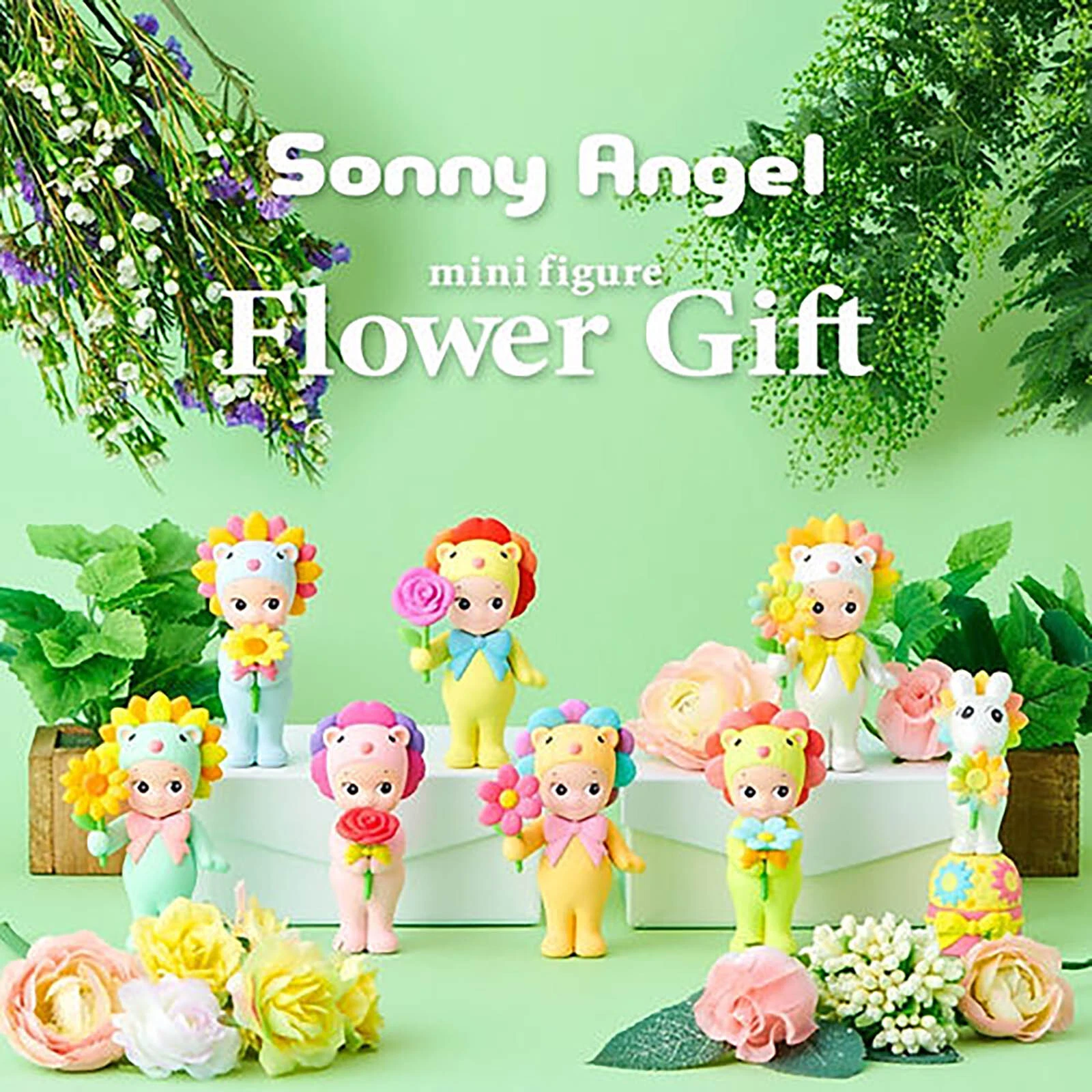 Sonny Angel ヒッパーズ フラワーシリーズ Sonny Angel Hippers Flower Gift Series Random One Blind Mini