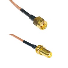 RG316 RP-SMA MALE to SMA Female Long RF Cable Rapid-SHIP LOT