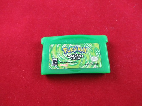 Pokémon Leaf Green (Nintendo GameBoy Advance, 2004) *Authentic - Tested*