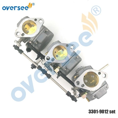 3301-9012 CARBURETOR SET New Model For MERCURY/MARINER 2T 3CLY 80-90HP Outboard - Picture 5 of 6