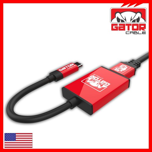 Adaptateur câble USB-C vers HDMI HDTV 4K audio vidéo AV 60Hz 18 Gbit/s téléphone Mac PC 3FT - Photo 7 sur 8