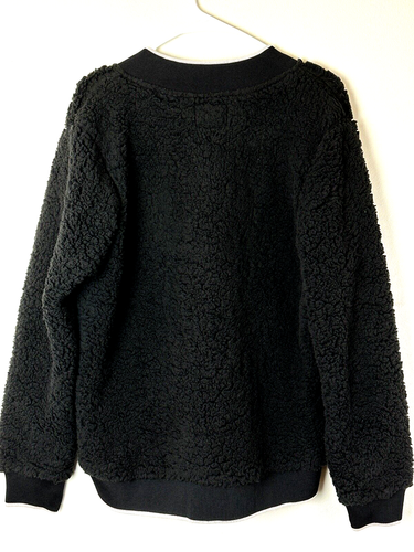 Boston Celtics Sherpa Giacca Donna L Nero NBA Pullover 1/4 Zip Accogliente '47 - Foto 7 di 9