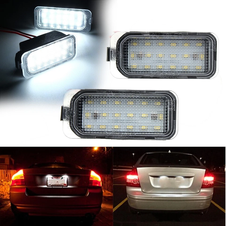 LED License Number Plate Light For Ford Fiesta Focus C-Max S-Max Mondeo Jaguar - Image 2 of 4