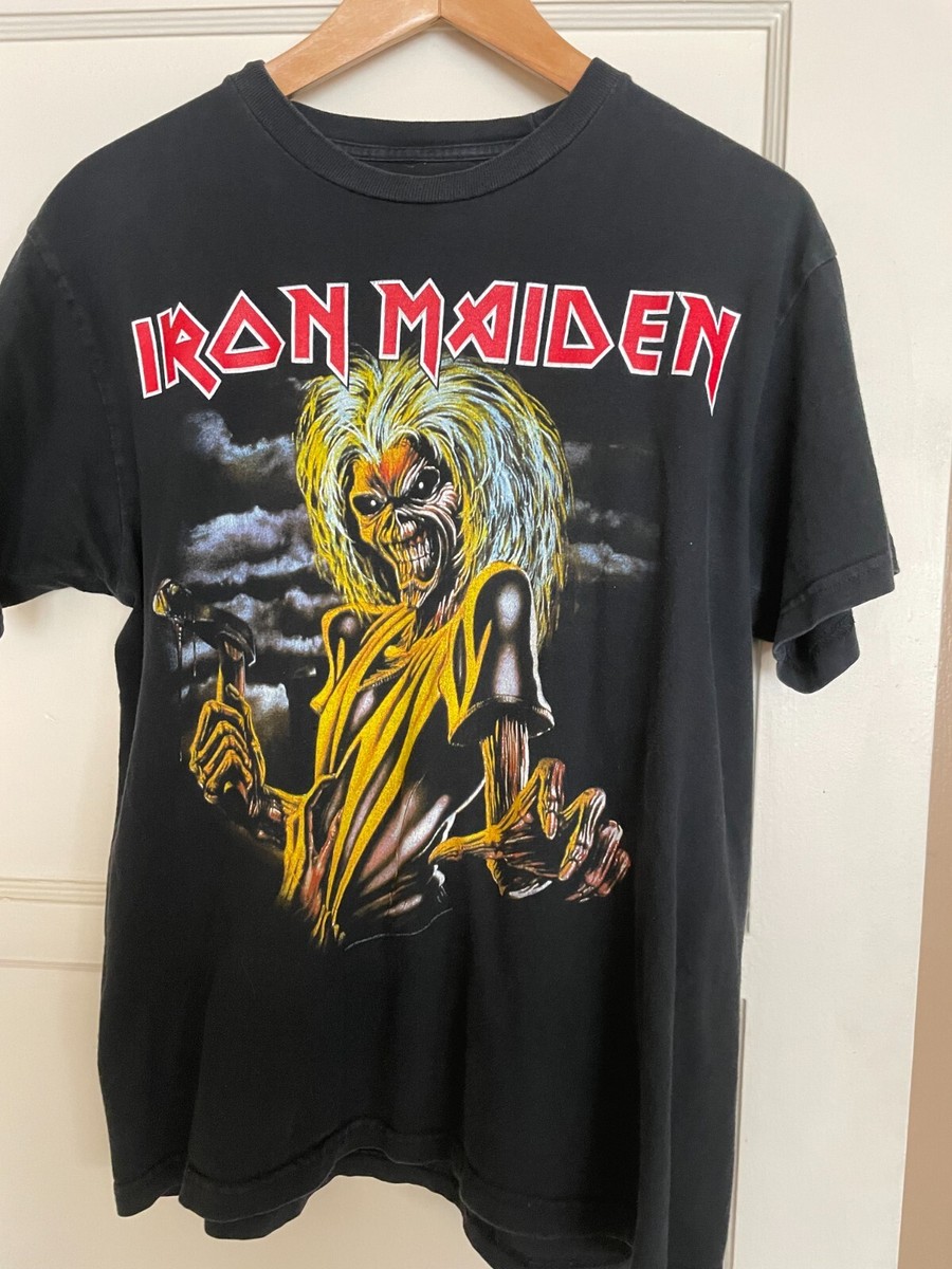 IRON MAIDEN - Vintage 2009 Concert T-Shirt Men Medium Black Short 