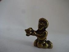 Metalowa figurka / seria bajek 1999 / Aladyn " Geidt z lampy / Mosiądz