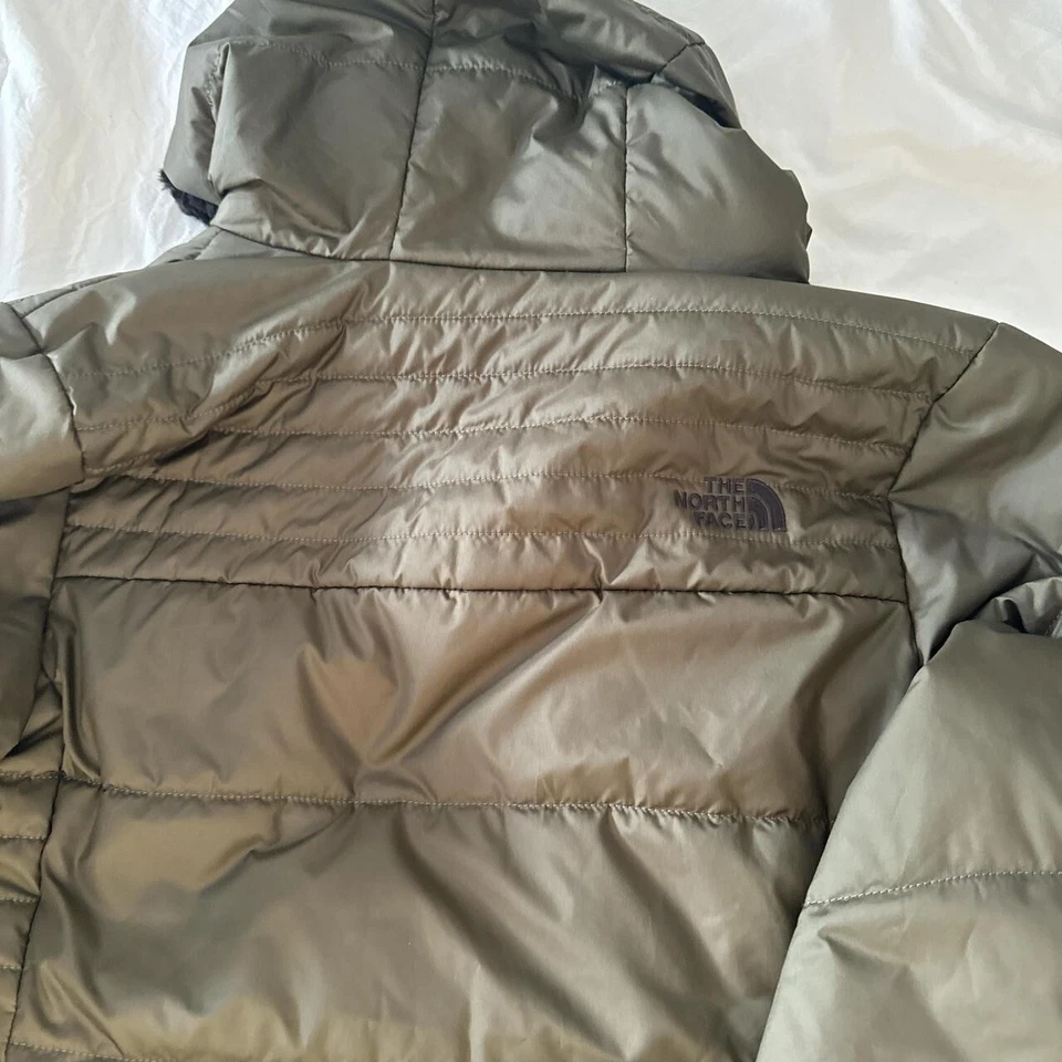 The North Face Women's Hooded Parka Jacket Size Medium - Khaki - Image 3 of 4