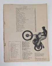 1969 4th Annual Motorcycle Sport Book Magazine