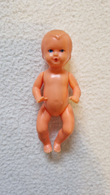 E. S. Germany Alte Kleine Puppe Sammlerpuppe Spielzeug handbemalt puppenhaus