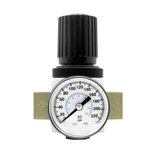 3/8" NPT Air Pressure Regulator w/ Gauge Bracket for Compressed Air System OR-03