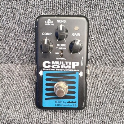 EBS EBS-MC-BL MultiComp Blue Label Bass Compressor Pedal Multi Tested TMB02 1.0