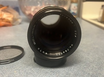 Soligor 135mm F2.8 Multicoated Telephoto Lens Auto Lens Fits Canon -FD