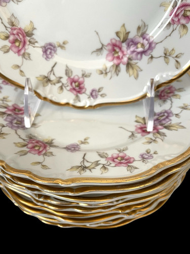 Edelstein Maria Theresia Delphine Salad Or Dessert Plates, 8" 17283. Set Of 10 - Picture 2 of 7