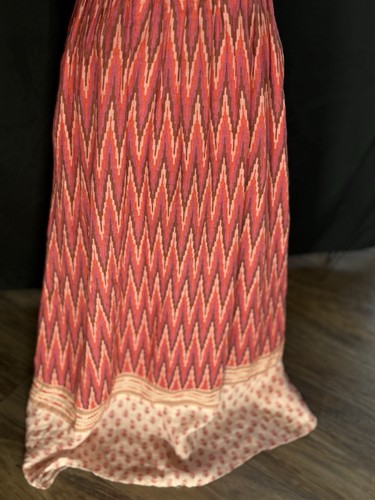 Faherty Gracie Maxi Dress Floral Linen Size Small Farmhouse Cottagecore Boho - Picture 3 of 6