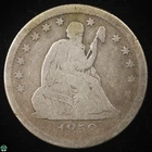 1858-O Liberty Seated Quarter - Good Details - Mintage of: 520,000 R6.2