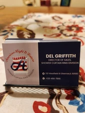 Del Griffith Business Card Replica-Planes, Trains & Automobiles-FREE SHIPPING