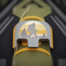  Titanium Glock Back plate Gen 1-5 - Bigfoot, Sasquatch, Yeti 