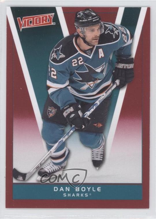 2010-11 Upper Deck Victory Red Dan Boyle #159 1b9b