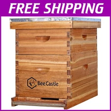 10-Frame Beehive Kit with Beeswax Coating