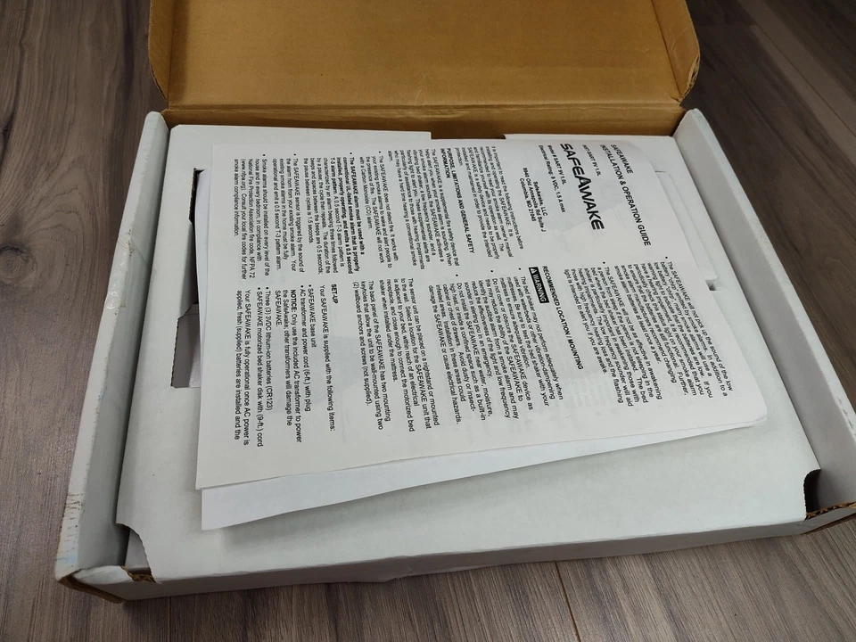 SafeAwake SART9V10 SART 9V 1. 0 Fire Smoke Alarm Bed Shaker Safe Awake - Image 3 of 4