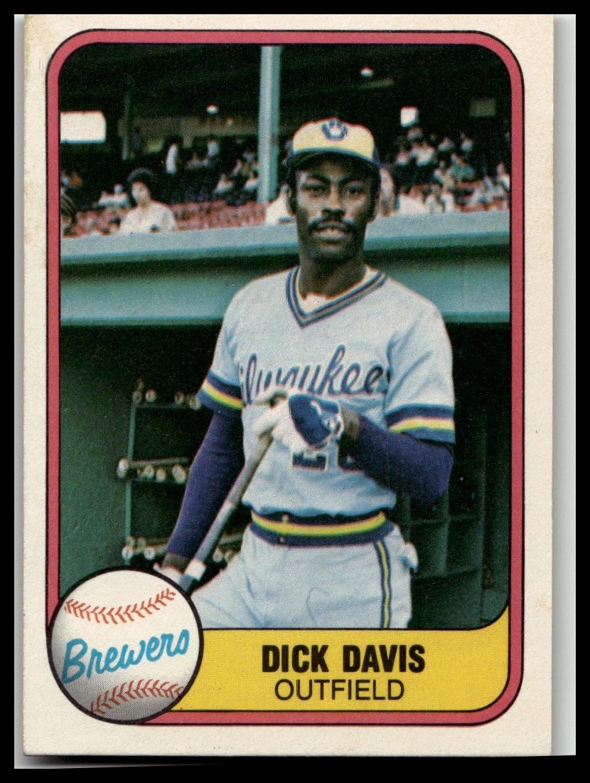 1981 Fleer #527 Dick Davis