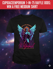 14- ArchAngel St. Gabriel. ANGEL APPAREL. Medium Unisex Tee-Shirt & Raffle