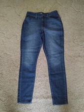 Women's Levi Strauss Signature Jeans 8M 29X30 High-Rise Skinny Denim Blue